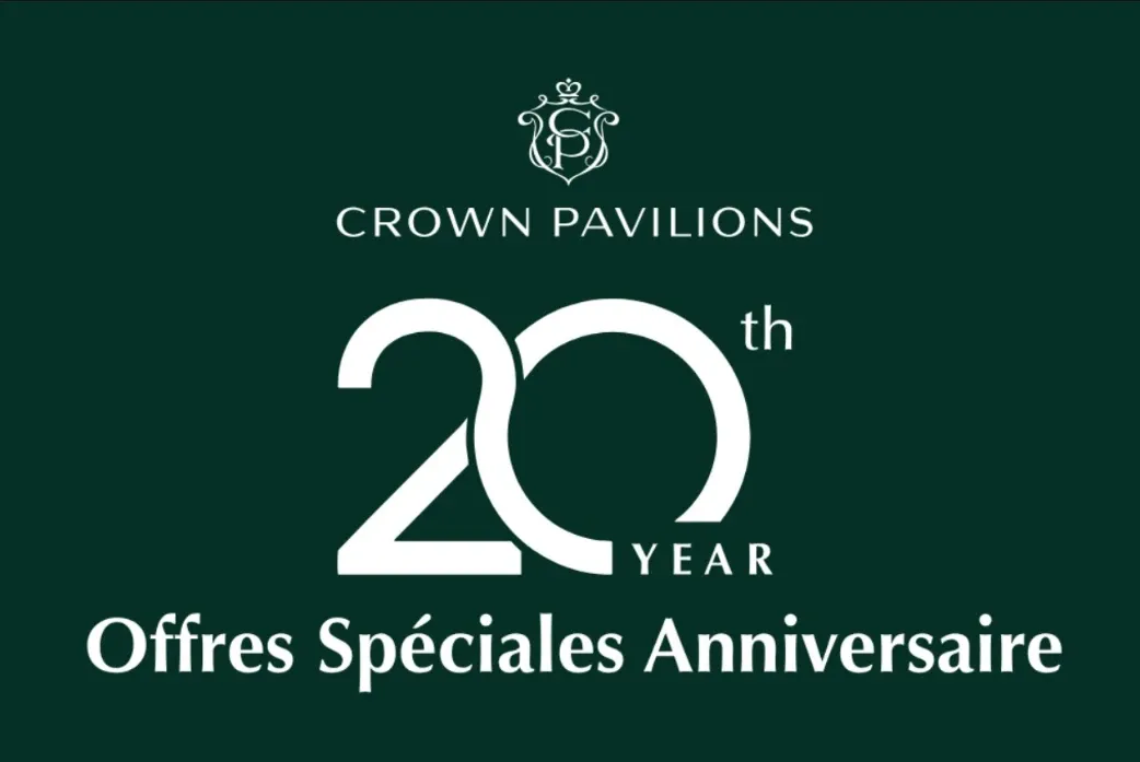 Crown Pavilions — 20e anniversaire, offres spéciales