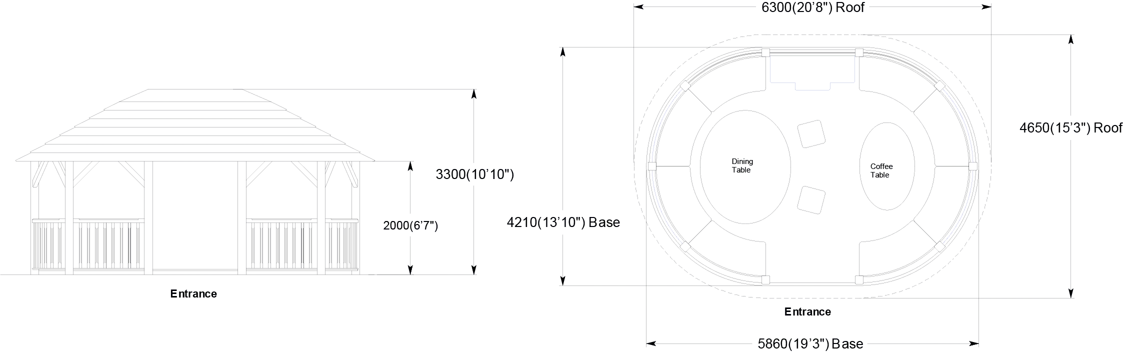 Crown Hampton plan d'étage