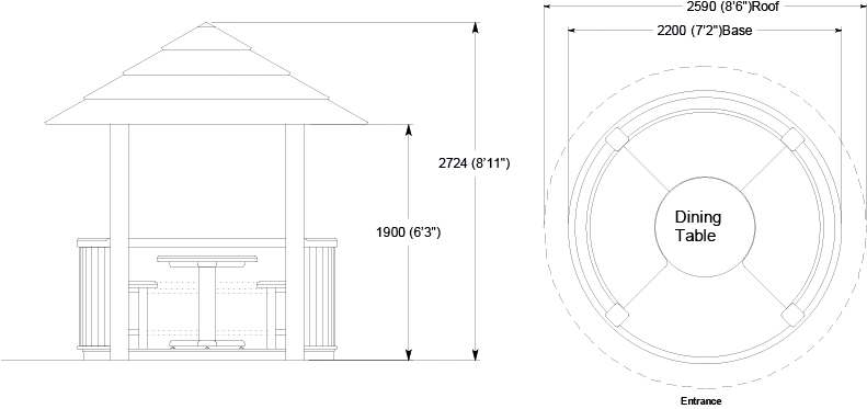 Crown Rose plan d'étage